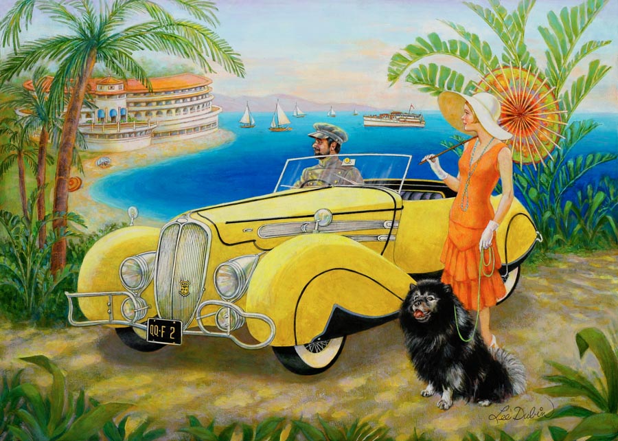 Retro Murals, Vintage Murals, 1950s Murals, Vinyl Murals, - Great Gatsby Painting - HD Wallpaper 