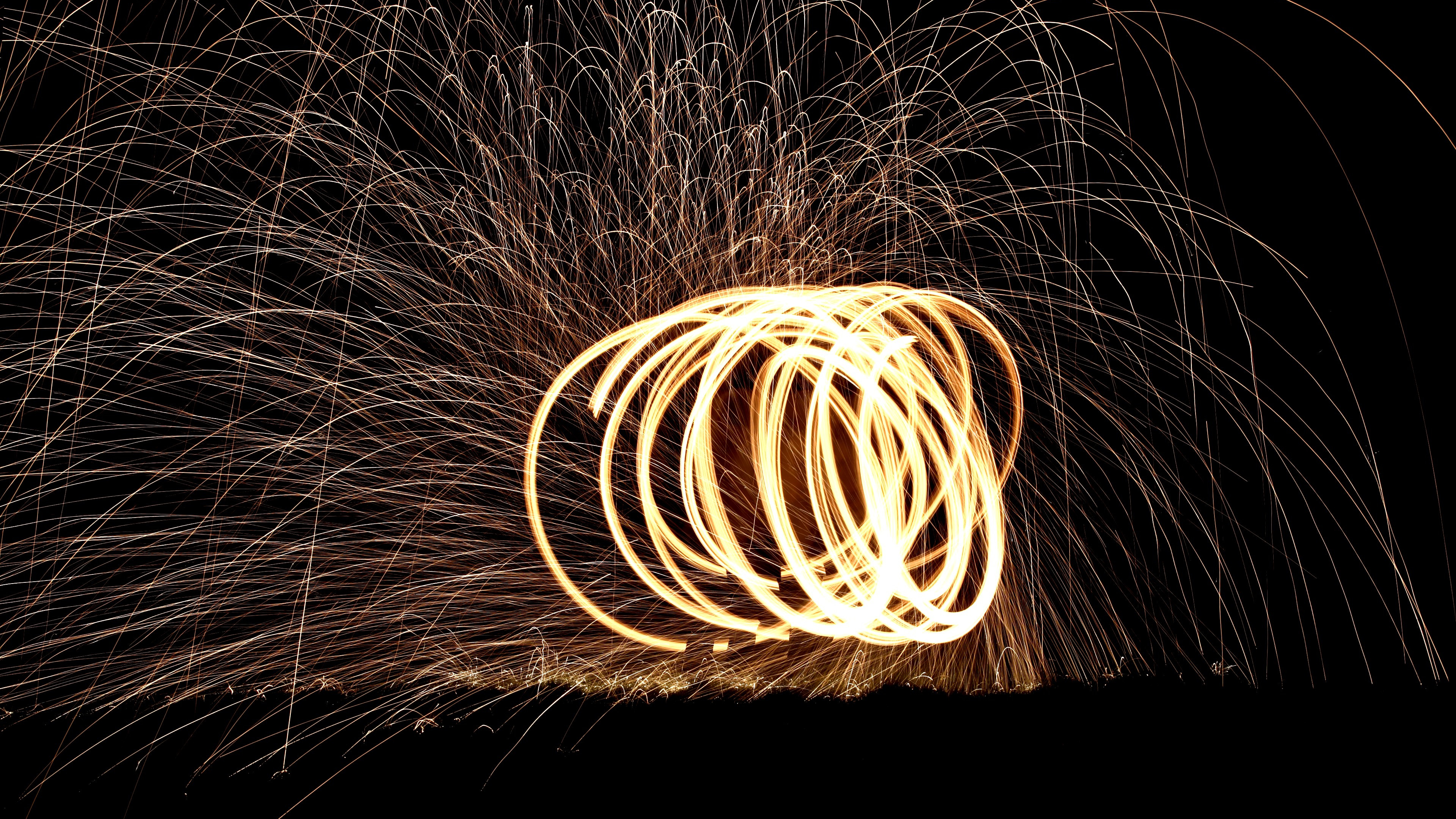Spinning Wire Wool Wallpaper - HD Wallpaper 
