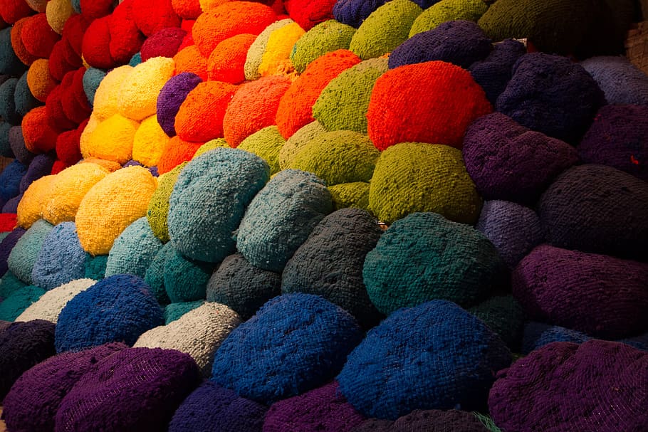 Colorful, Market, Colors, Lana, Cotton, Multi Colored, - HD Wallpaper 