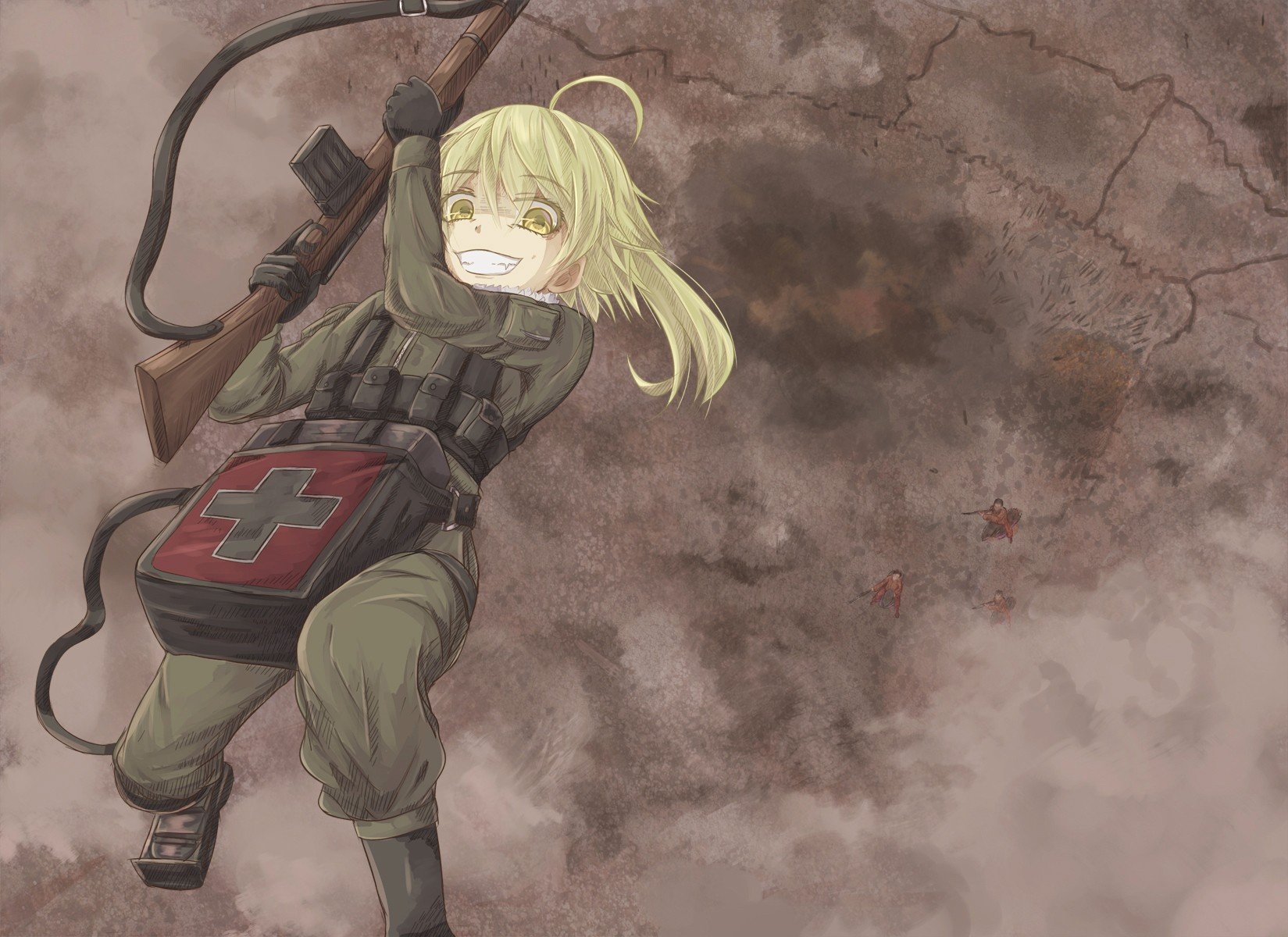 Youjo Senki Tanya Degurechaff Hd - HD Wallpaper 