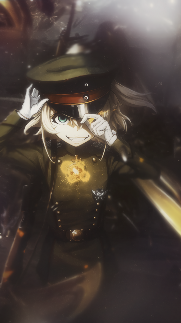 Youjo Senki, Degurechaff Tanya, Military Uniform, Smirk, - HD Wallpaper 