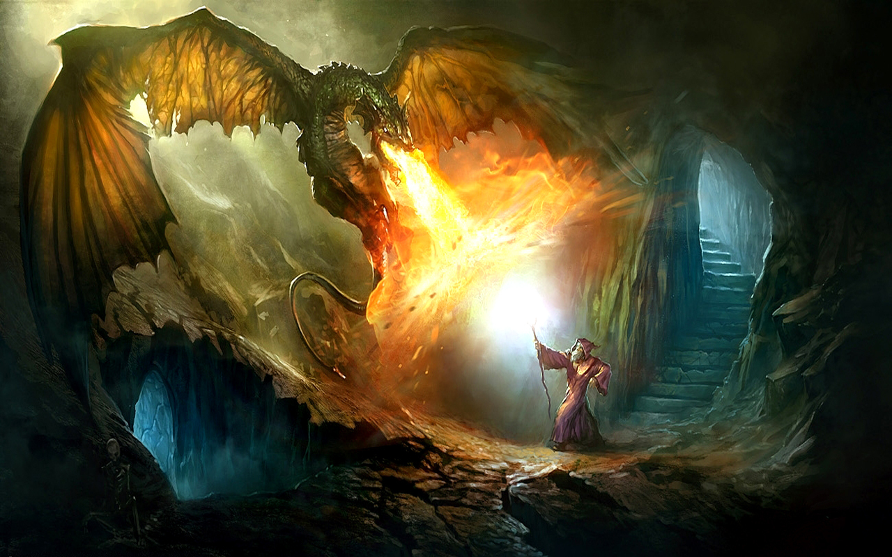 Dungeons And Dragons Wallpaper - Dungeons And Dragons Dragon - HD Wallpaper 