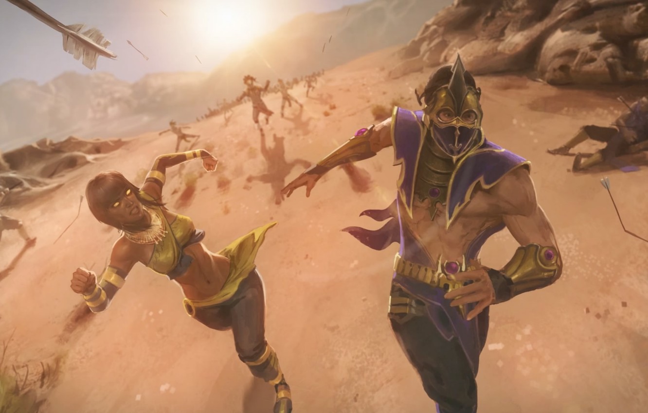 Photo Wallpaper Chase, Arrows, Mortal Kombat, Tanya, - Mortal Kombat Tanya - HD Wallpaper 