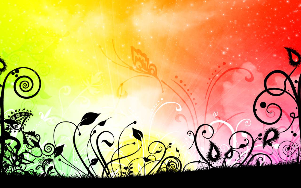 Powerpoint Background Design Rainbow - HD Wallpaper 