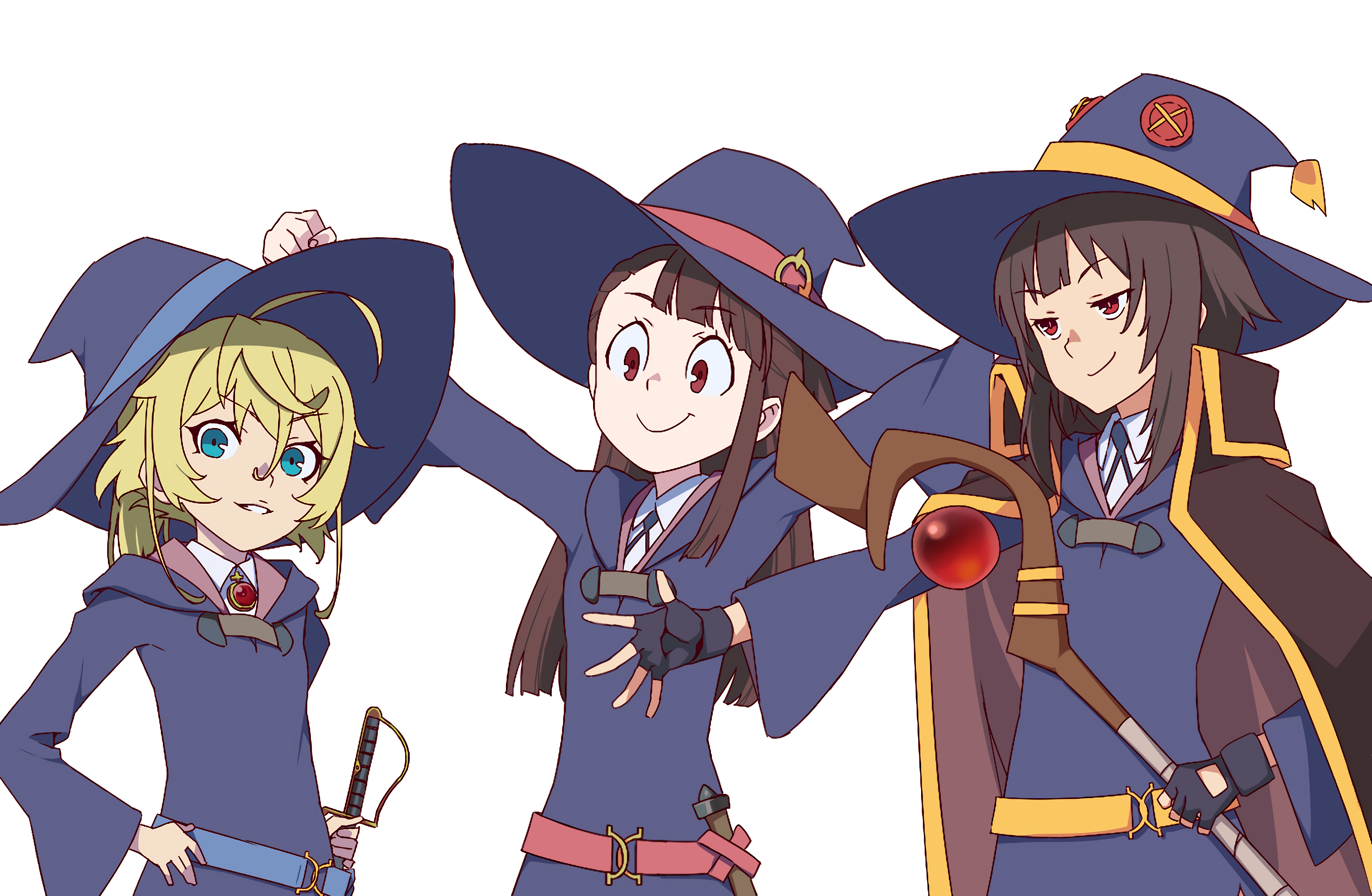 Little Witch Academia Megumin - HD Wallpaper 