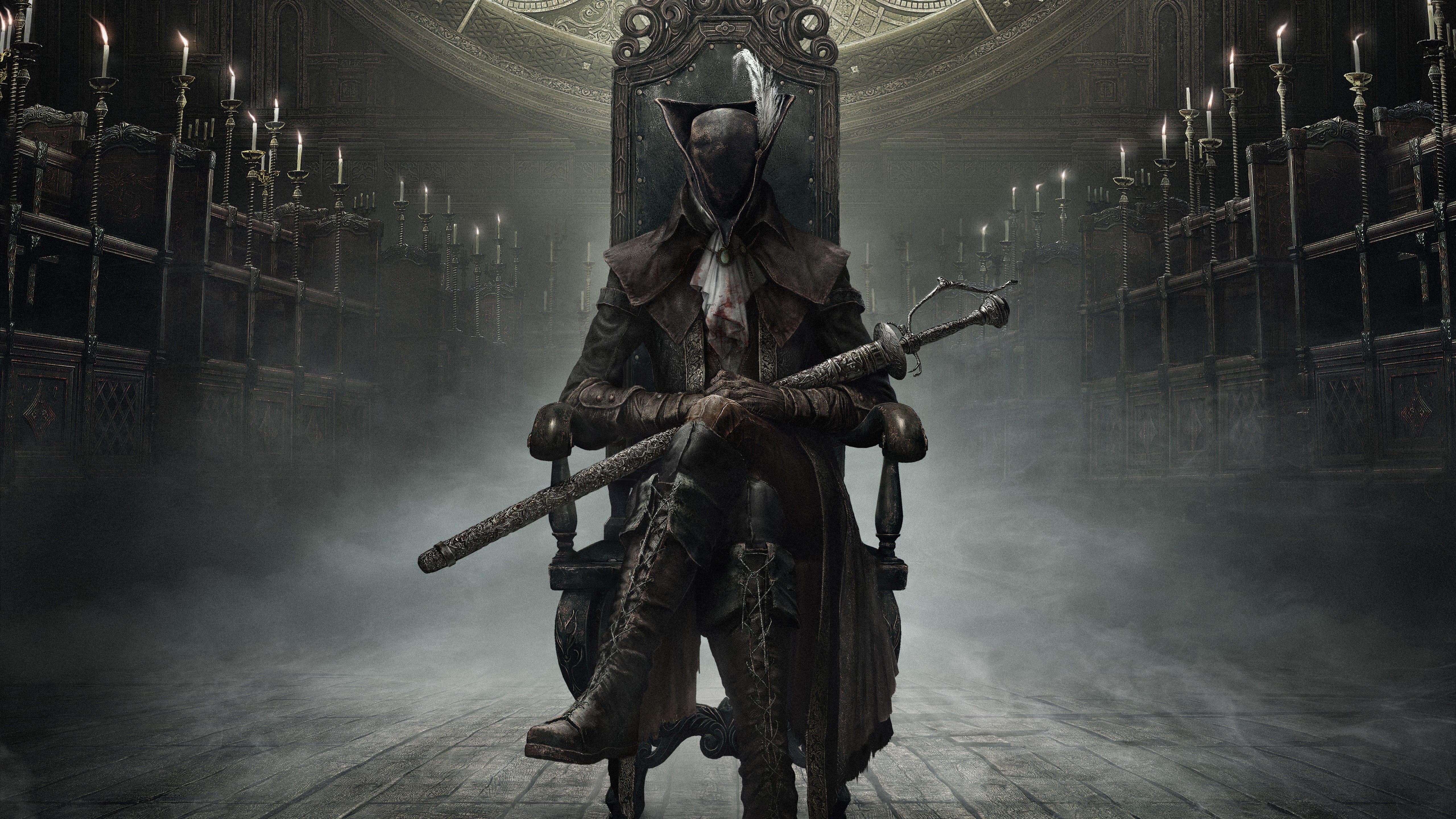 Bloodborne The Old Hunters Art - HD Wallpaper 