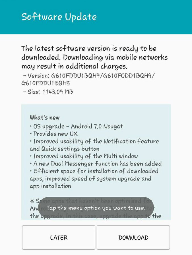 0 Update For Galaxy J7 Prime - Samsung Galaxy J7 Next Software Update - HD Wallpaper 