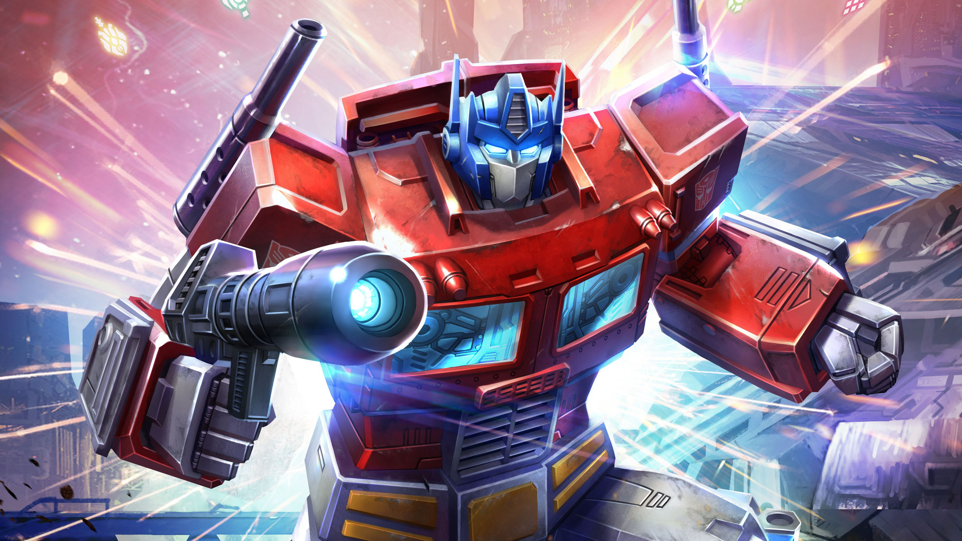 Optimus Prime Wallpaper Cartoon - HD Wallpaper 