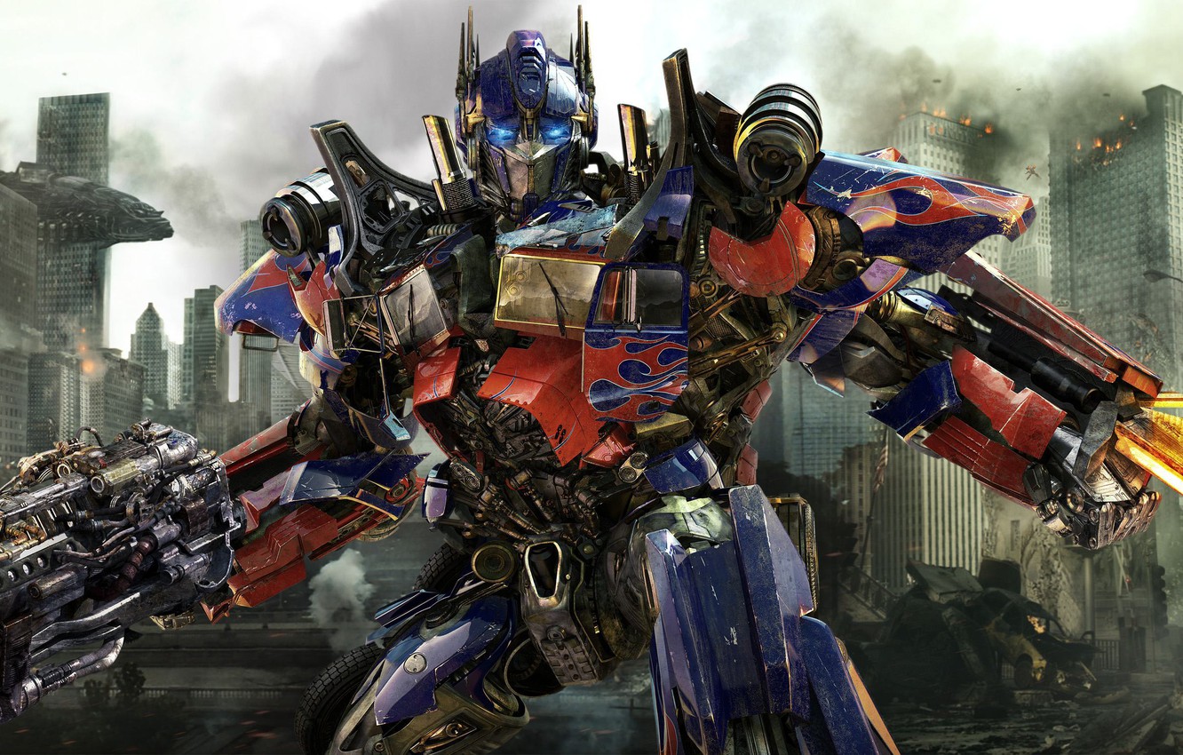 Photo Wallpaper Optimus Prime, Transformers 3 Dark - Optimus Prime Wallpaper Transformers - HD Wallpaper 