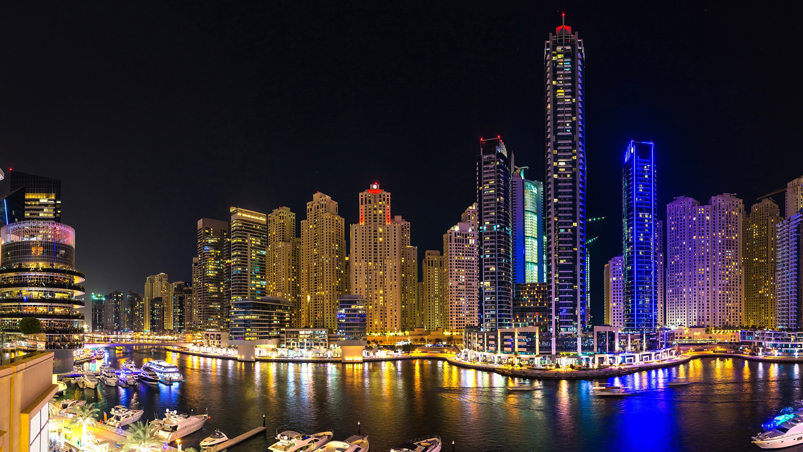 Dubaï Nuit - HD Wallpaper 