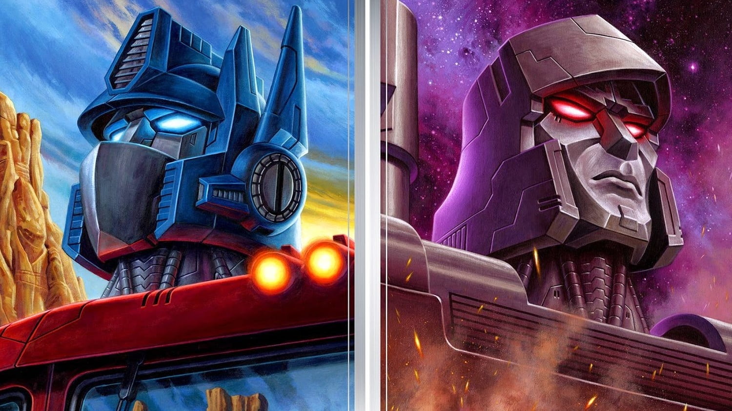 Optimus Prime And Megatron G1 - HD Wallpaper 