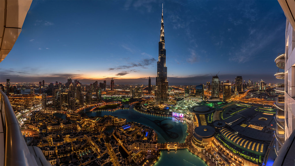 Burj Khalifa Dubai Sunset - HD Wallpaper 