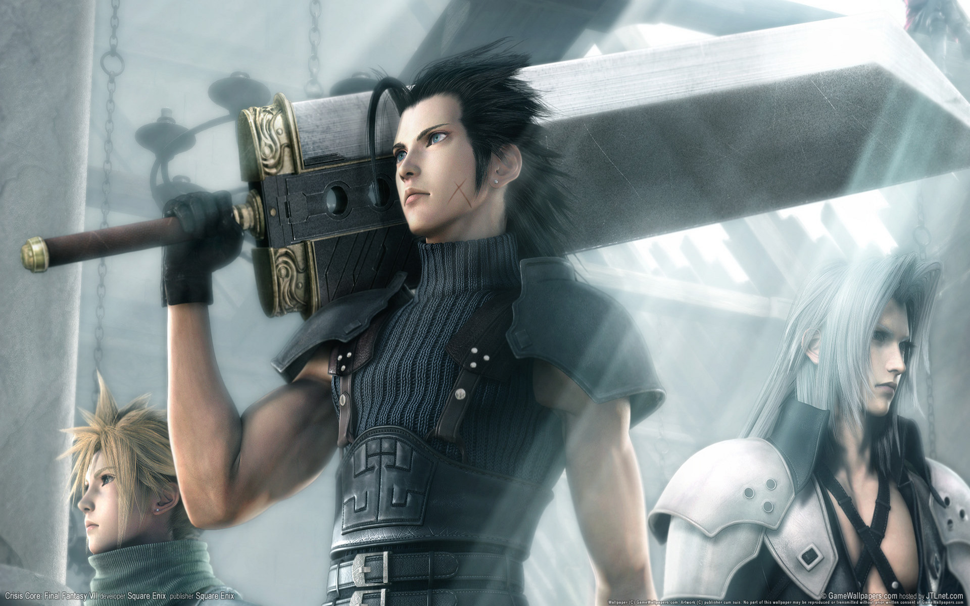 Zack Final Fantasy Crisis Core - HD Wallpaper 