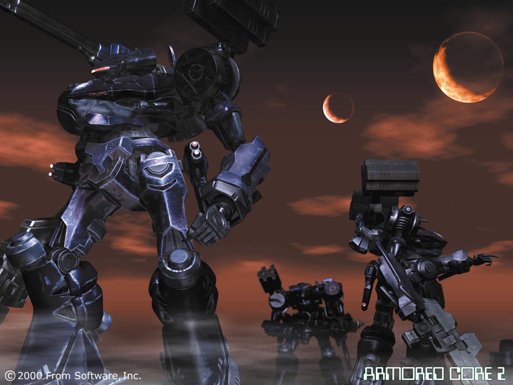 Armored Core 2 Mechs - HD Wallpaper 