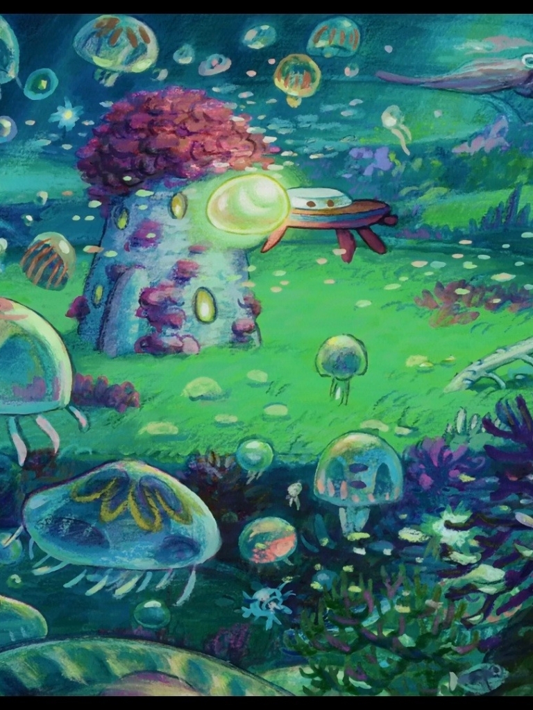 Ponyo Landscape - HD Wallpaper 