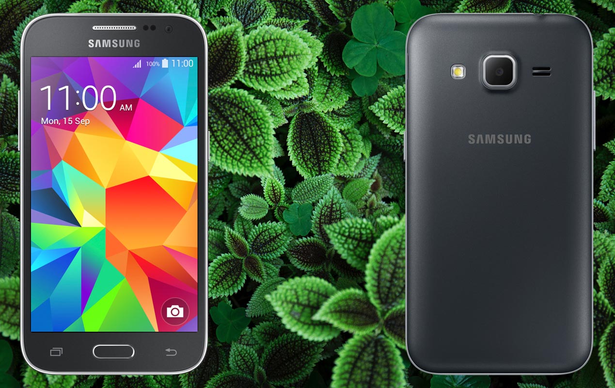 Samsung Galaxy Core Prime With Leaf Background - Samsung Galaxy Core Prime 5.0 2 - HD Wallpaper 