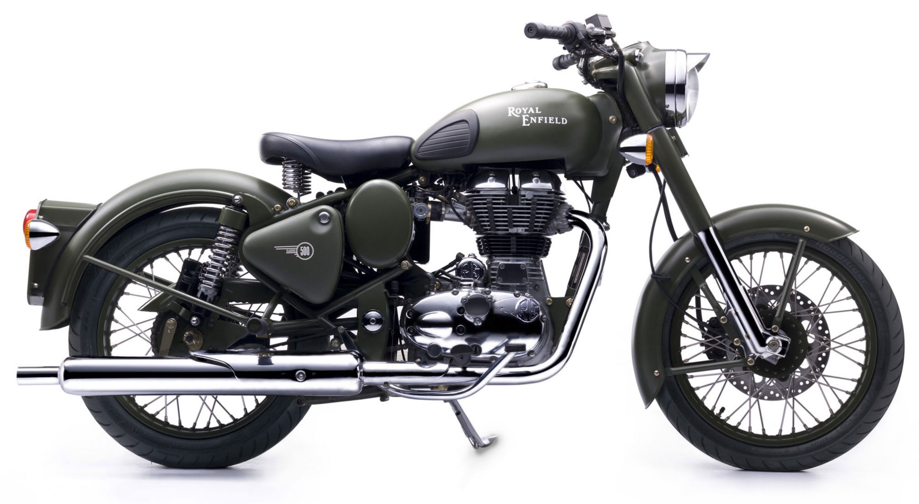 2017 Royal Enfield Classic Battle Green Picture Hd - Royal Enfield Green Battle - HD Wallpaper 