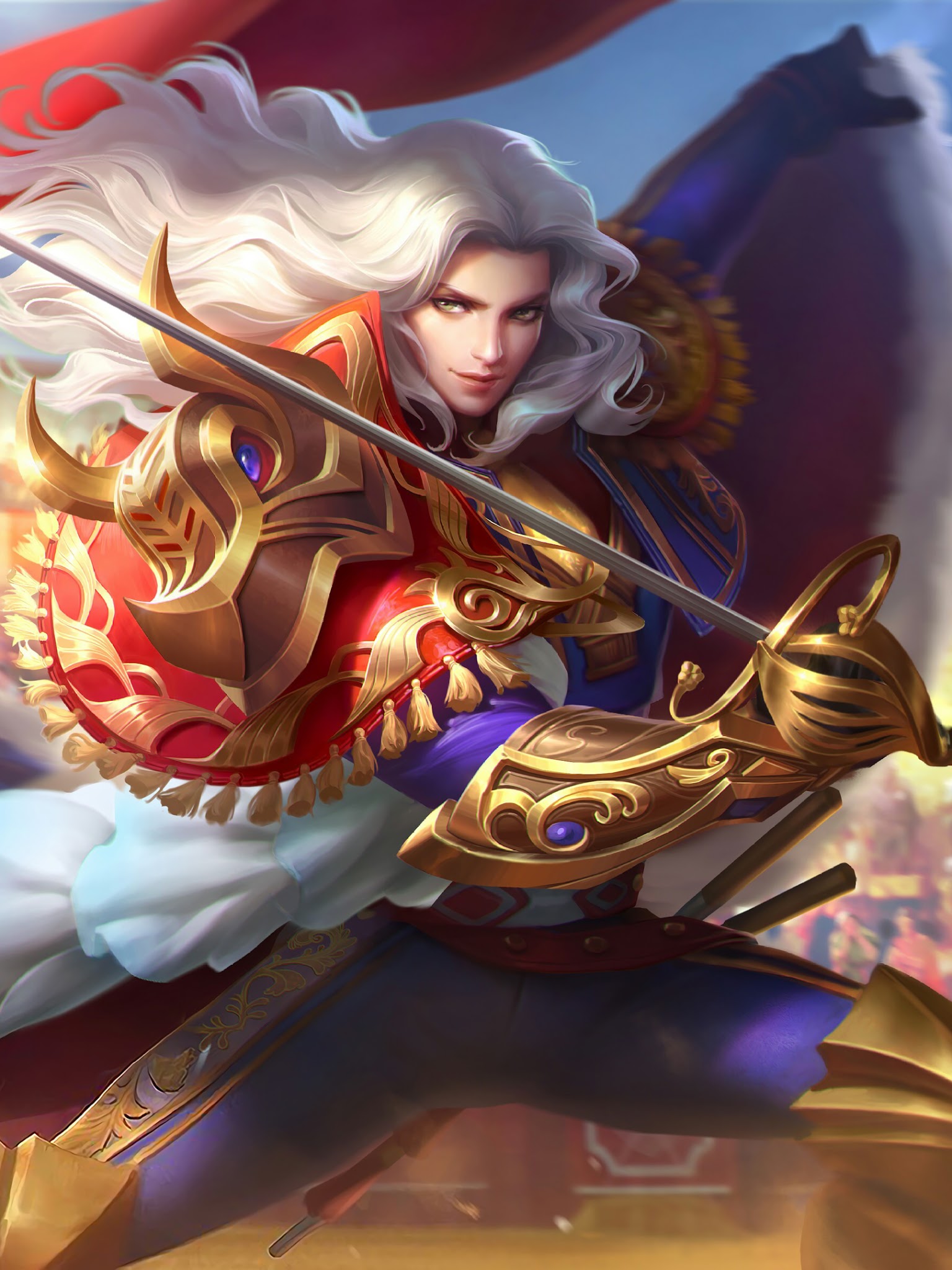 Lancelot, Royal Matador, Skin, Mobile Legends, 4k, - Lancelot Royal Matador Hd - HD Wallpaper 