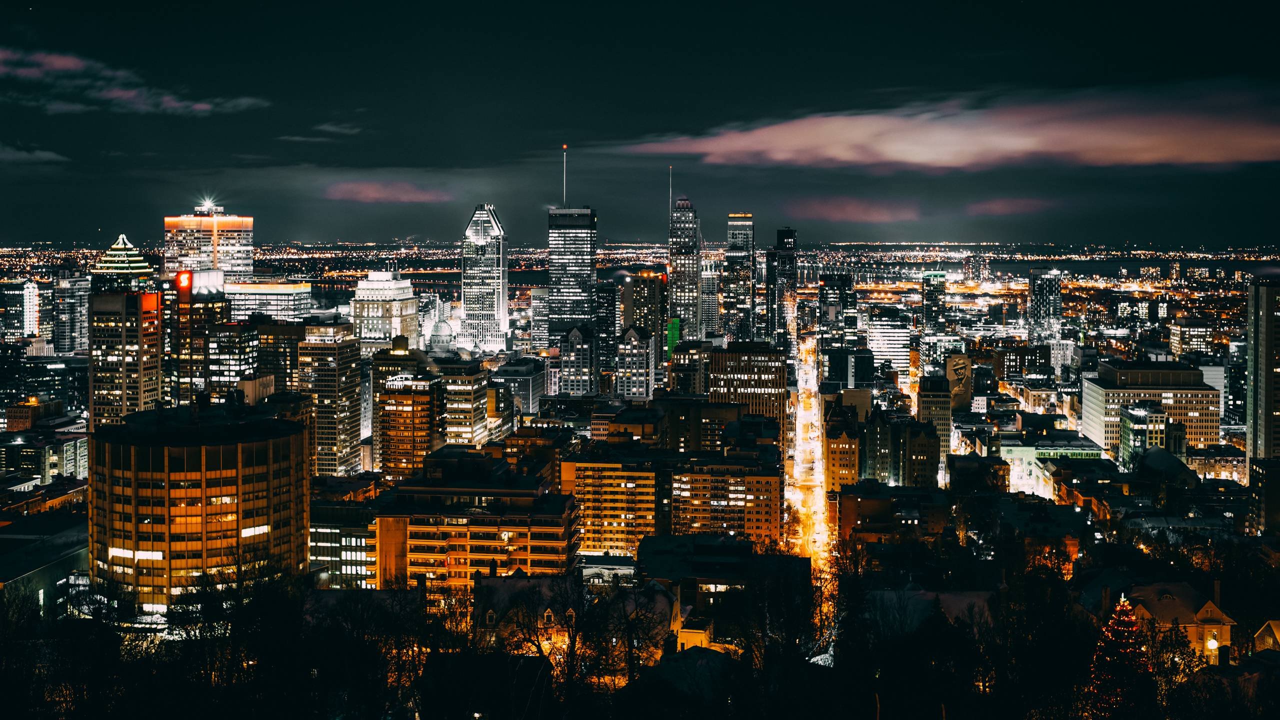 Mount Royal Montreal Wallpaper - Cityscape - HD Wallpaper 