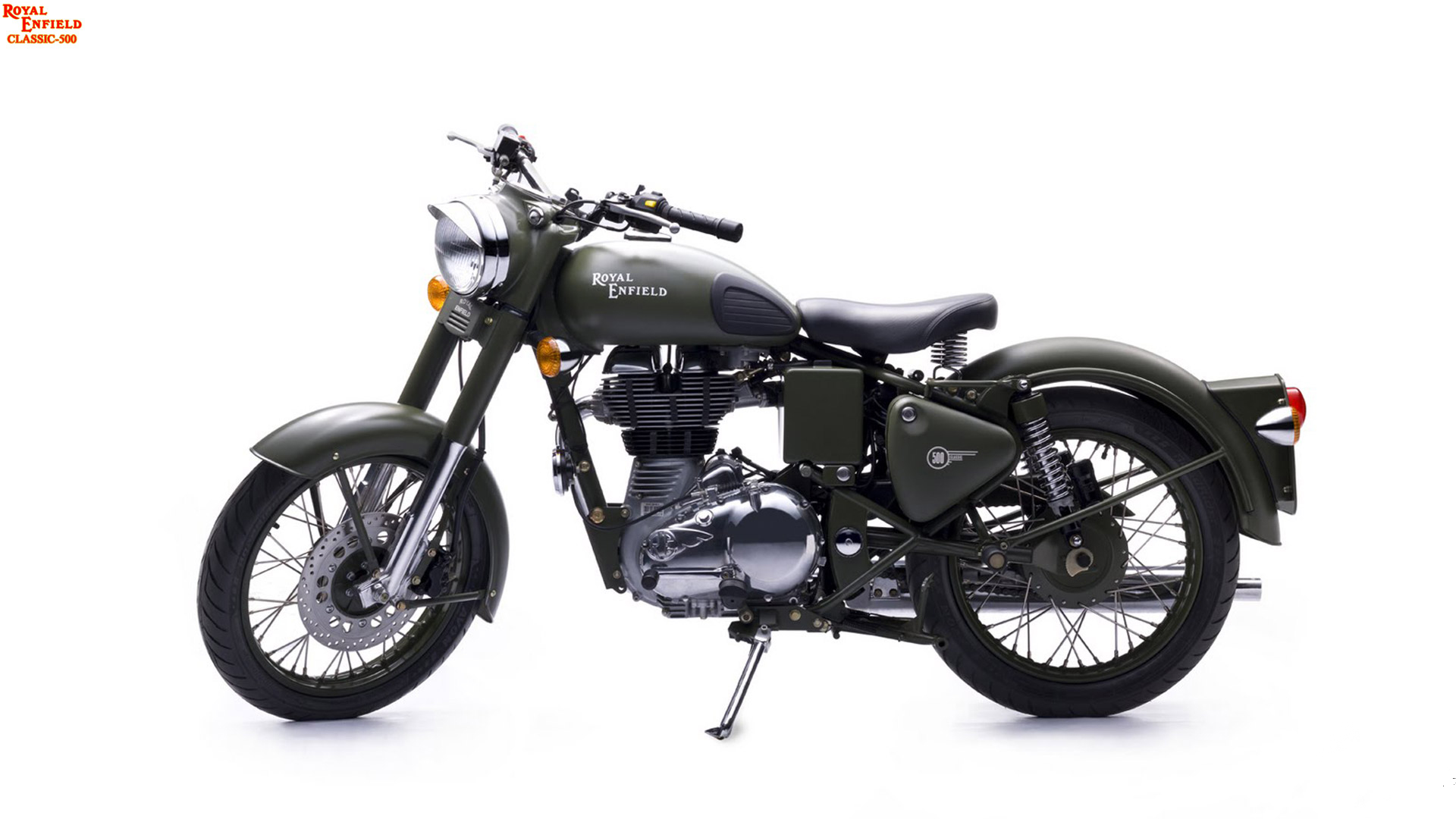 Royal Enfield Bullet C5 Military - HD Wallpaper 