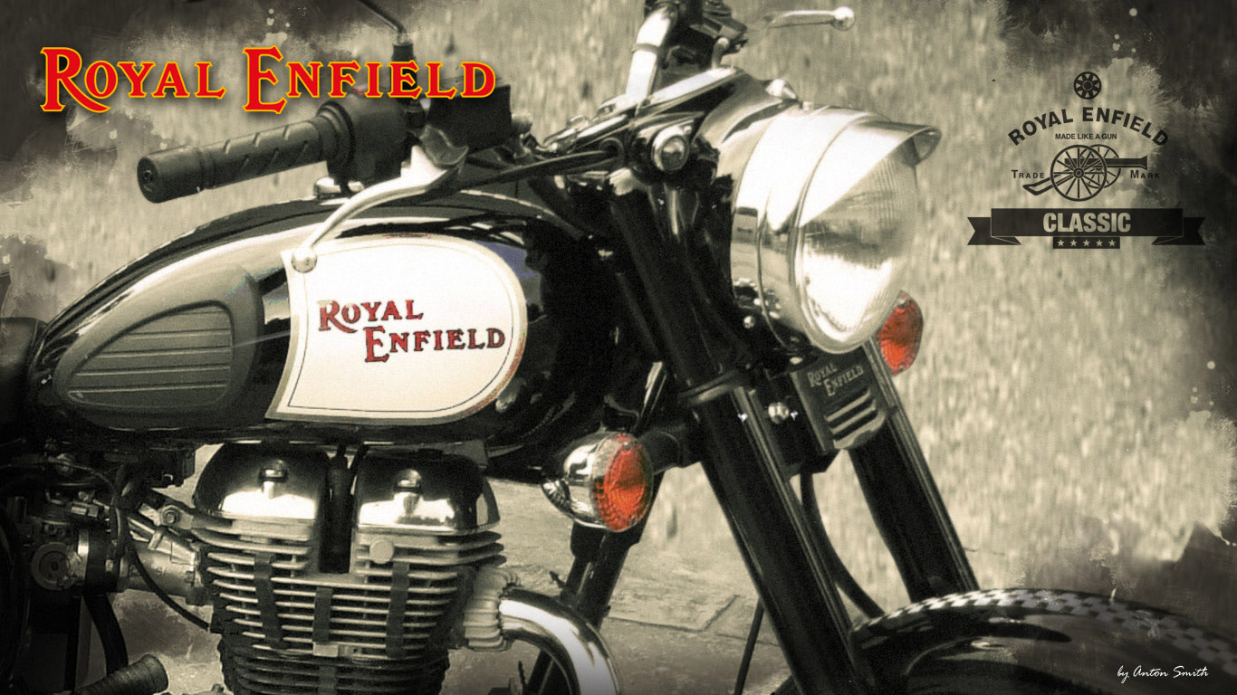 Royal Enfield Hd Wallpapers - Bullet Bike Images In Hd - 1366x768 Wallpaper  