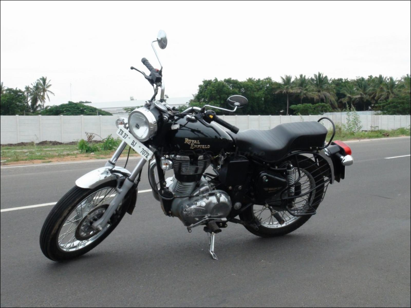 Enfield Electra Twinspark - Royal Enfield Bullet 350 Black Es - HD Wallpaper 