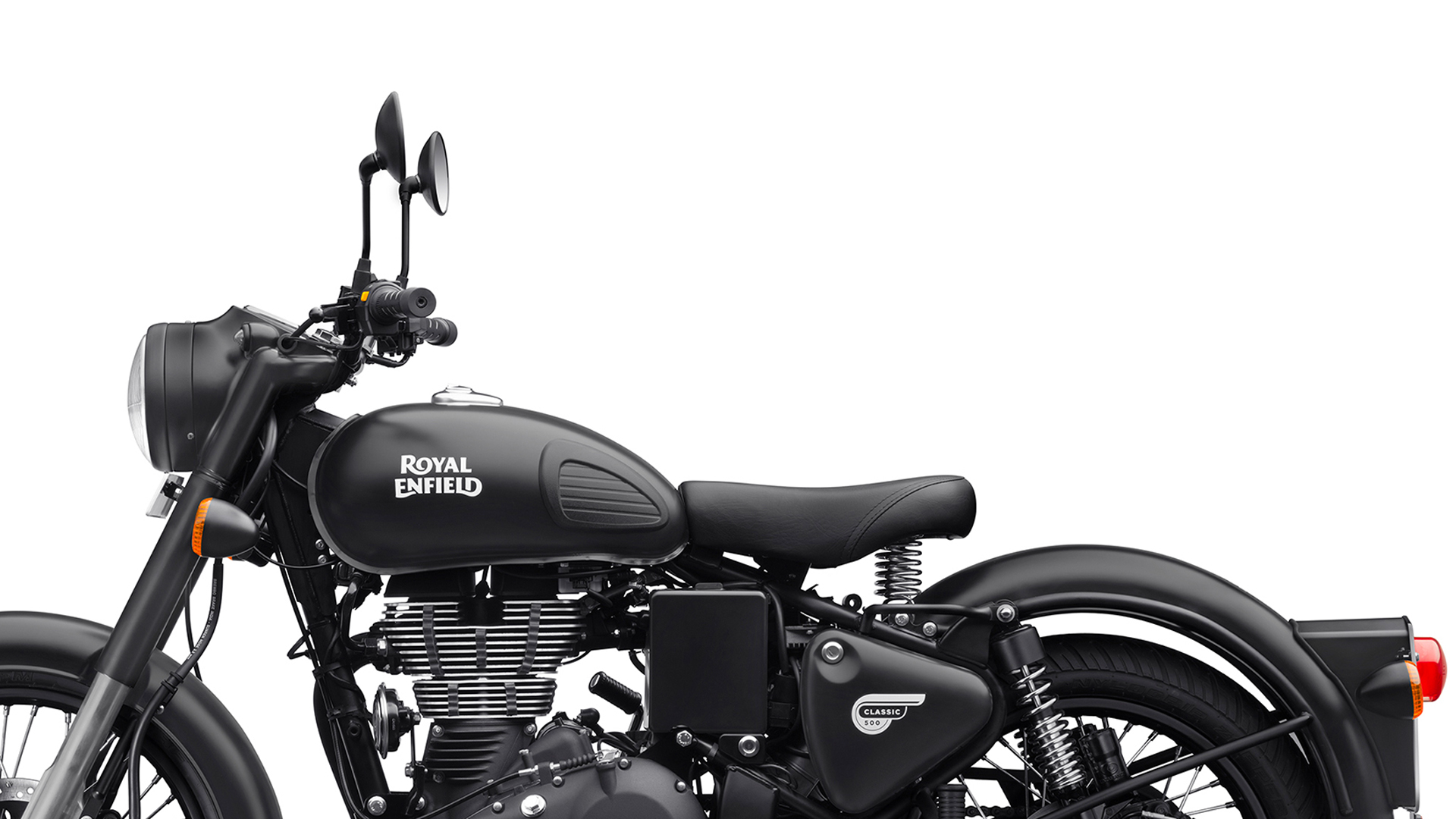 Royal Enfield Classic 500 2017 Stealth Black - 500 Cc Royal Enfield - HD Wallpaper 