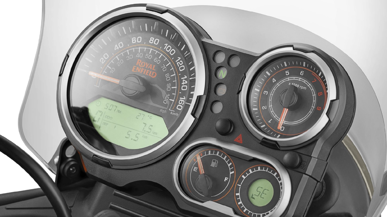 Royal Enfield Himalayan Instrument Cluster Image - Royal Enfield Himalayan Instrument Cluster - HD Wallpaper 
