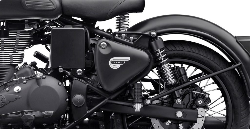 Black Royal Enfield 500 - HD Wallpaper 