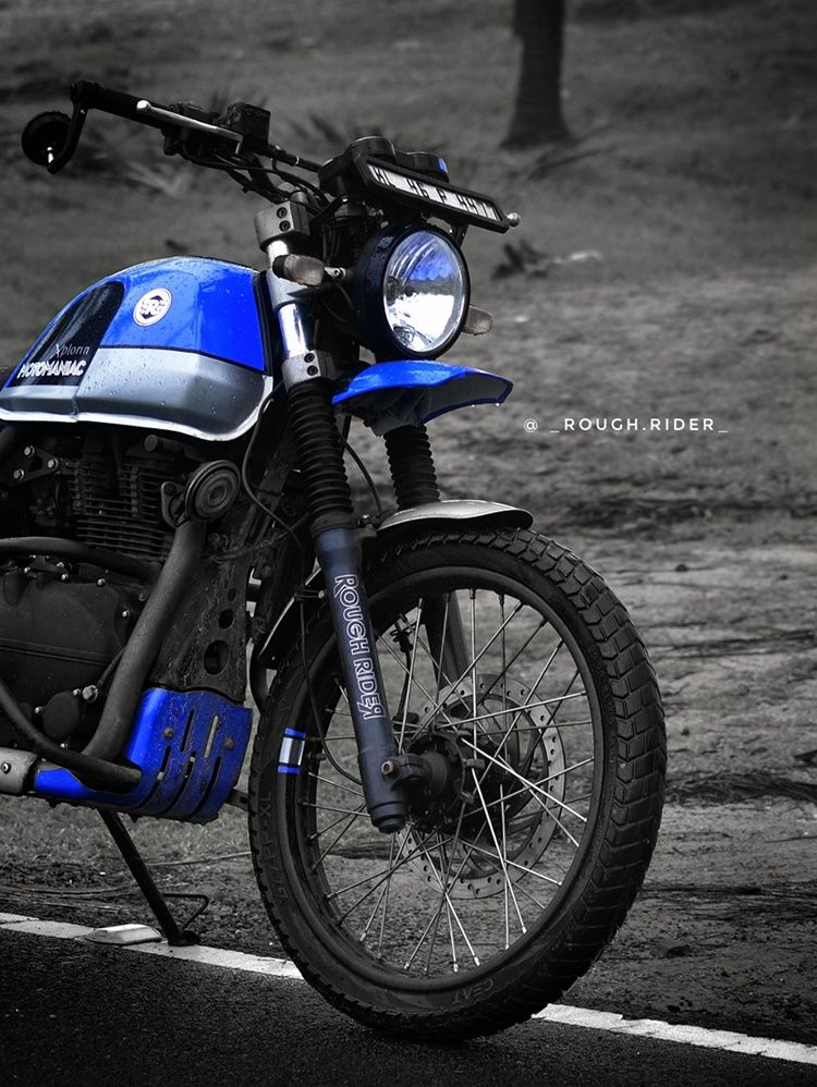 Customised Royal Enfield Himalayan - HD Wallpaper 