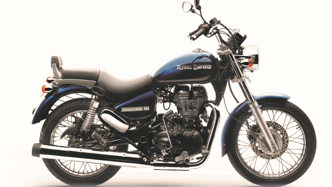 Royal Enfield Thunderbird 350cc - Royal Enfield Thunderbird Black - HD Wallpaper 