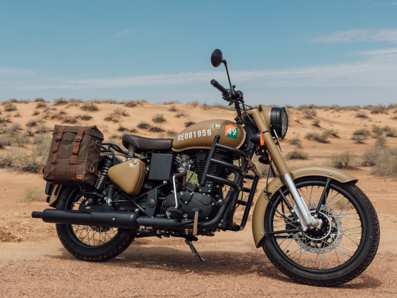 Royal Bag - Royal Enfield Classic Signal 350 Colour - HD Wallpaper 