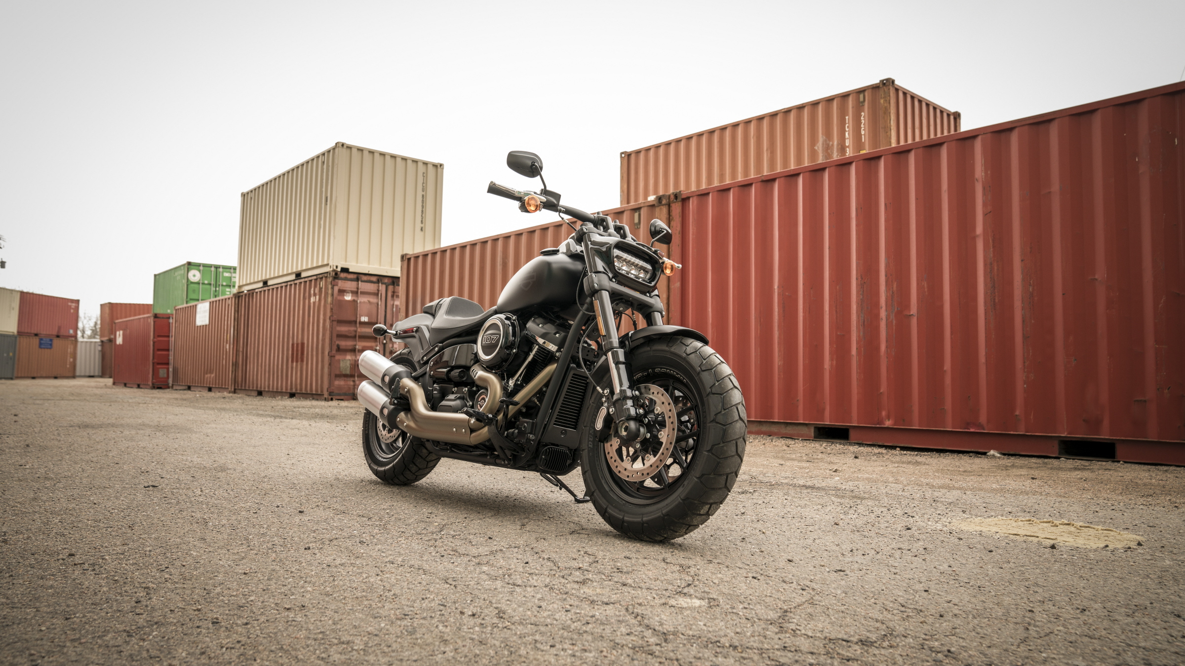 Harley Davidson Fat Bob 2019 - HD Wallpaper 