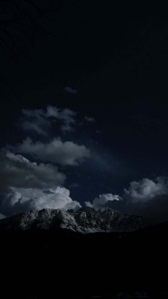 Night Clouds Wallpaper Iphone - HD Wallpaper 