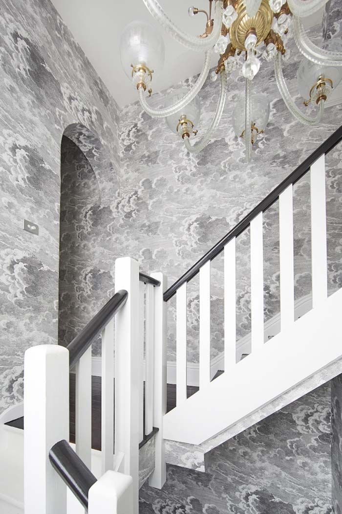 Fornasetti Clouds Wallpaper - Cole And Son Cloud Wallpaper Stairway - HD Wallpaper 