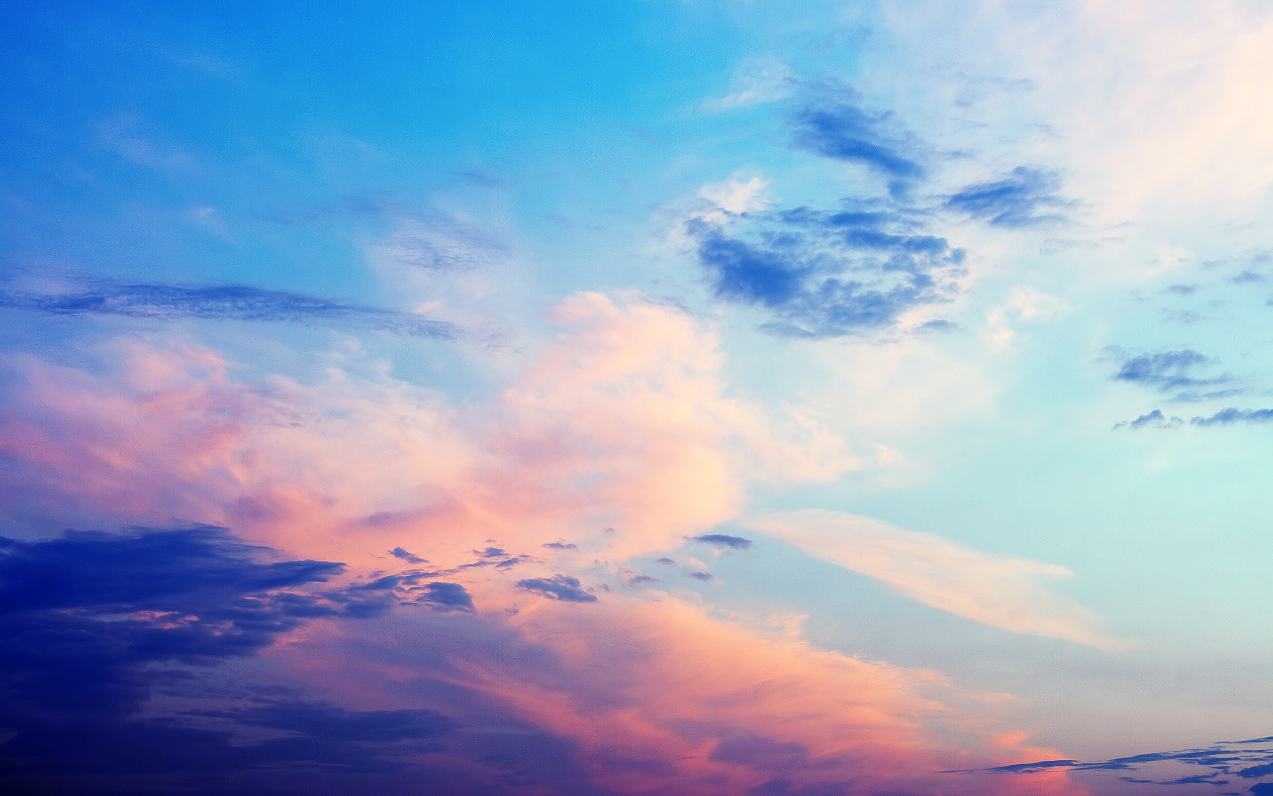 Wallpaper Beautiful Sky, Clouds, Sunset - High Resolution Beautiful Sky - HD Wallpaper 