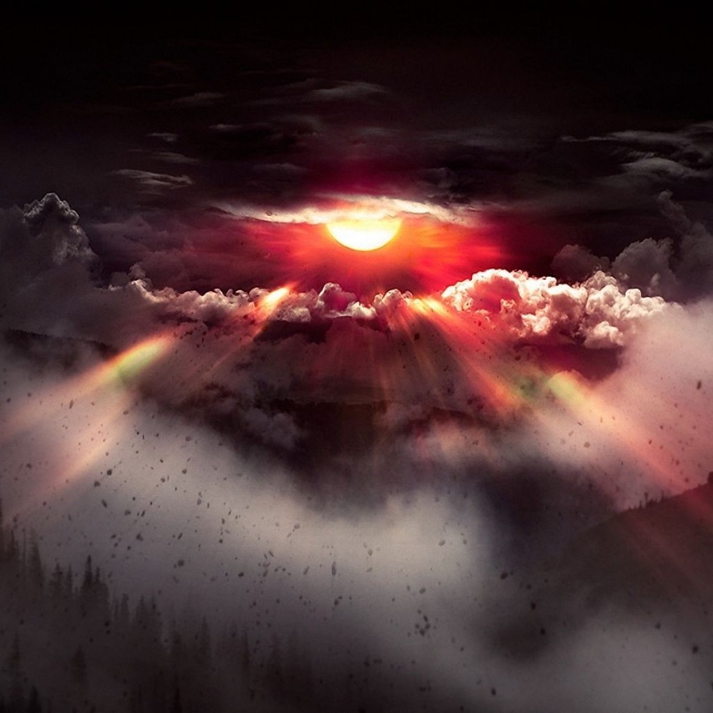 Sunshine From Dark Clouds - HD Wallpaper 