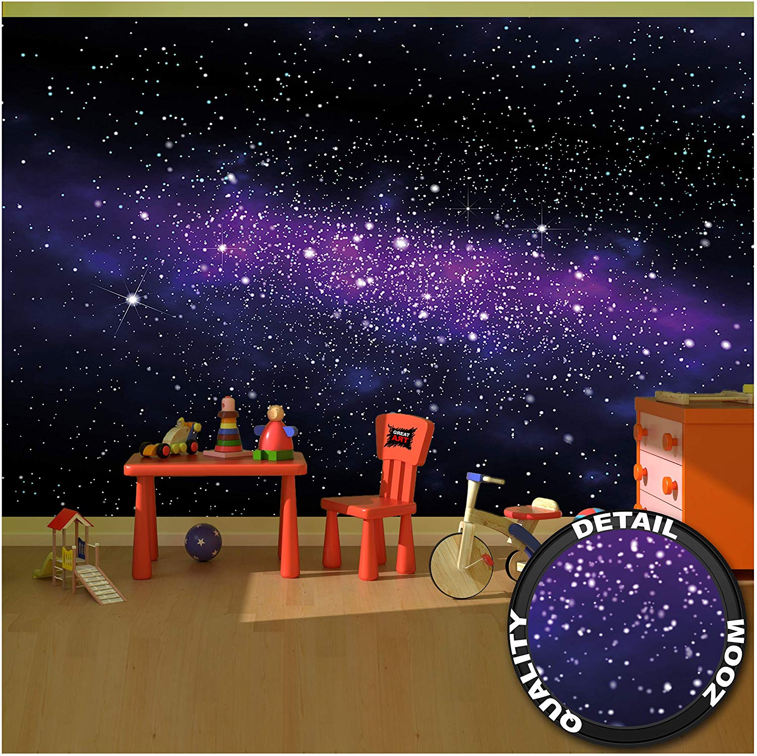 Galaxy Decoration - HD Wallpaper 