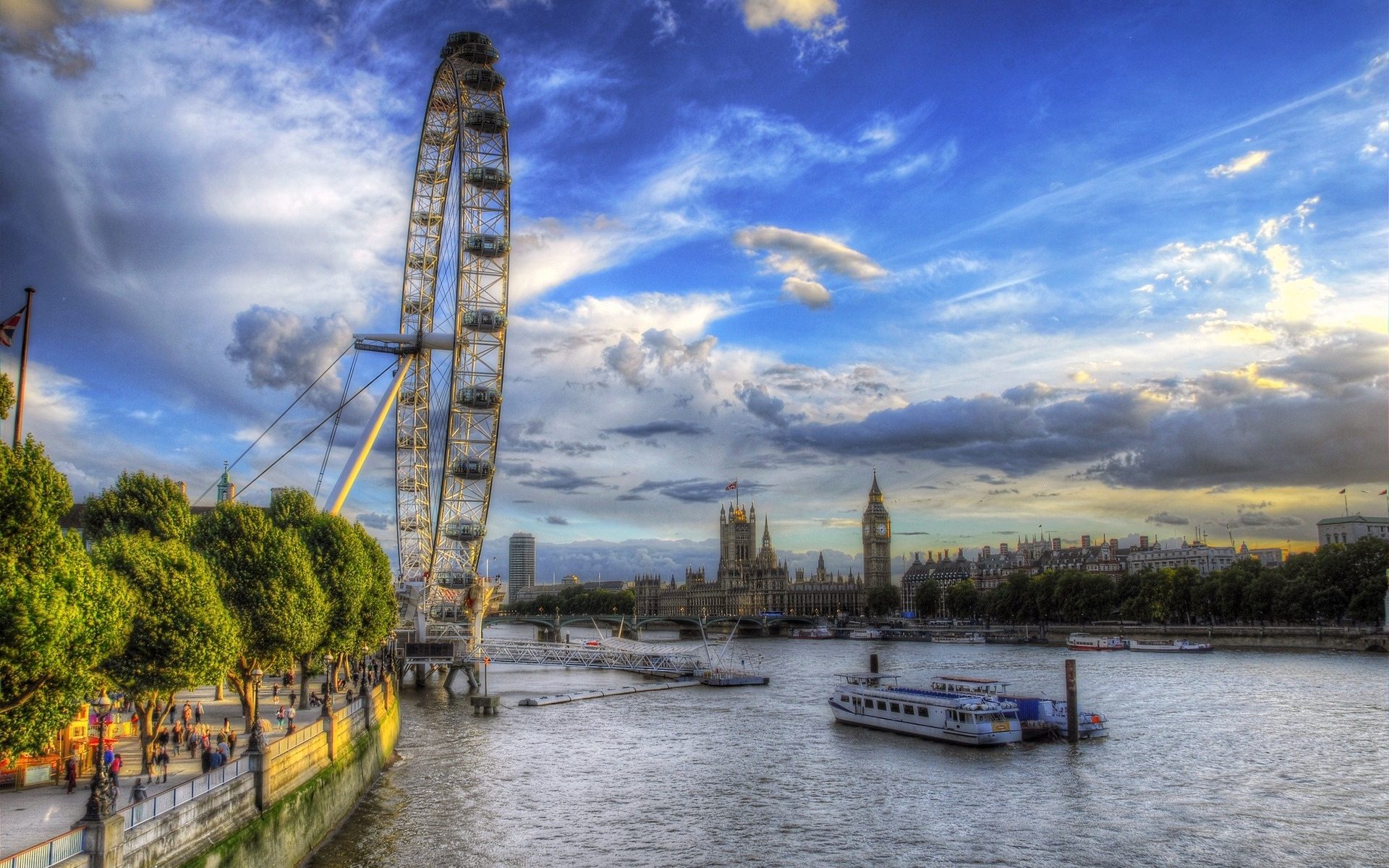 Uk Wallpaper - London Eye - HD Wallpaper 