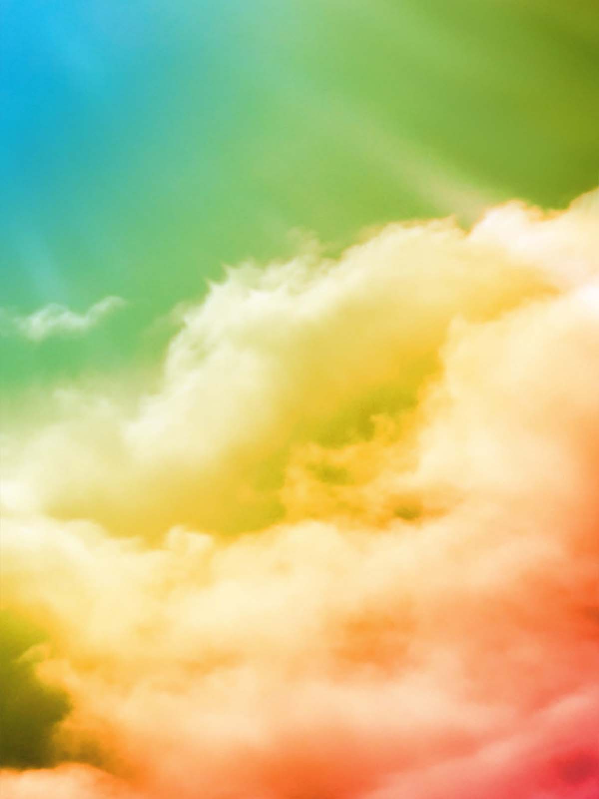 High Resolution Rainbow Sky - HD Wallpaper 