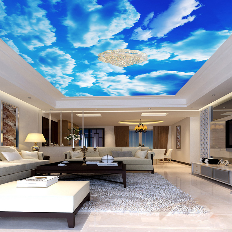 Shenzhen Customize Sky Ceiling Mural Wallpaper 3d Wall - Ceiling Murals - HD Wallpaper 
