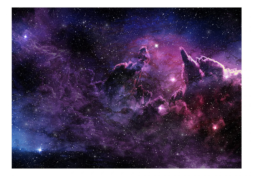 Wall Mural Purple Nebula 70828 Additionalimage - Purple Nebula - HD Wallpaper 