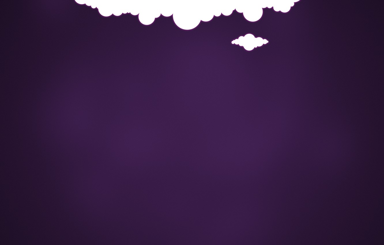 Photo Wallpaper Purple, Clouds, Background, Minimalism - Minimalism Purple - HD Wallpaper 
