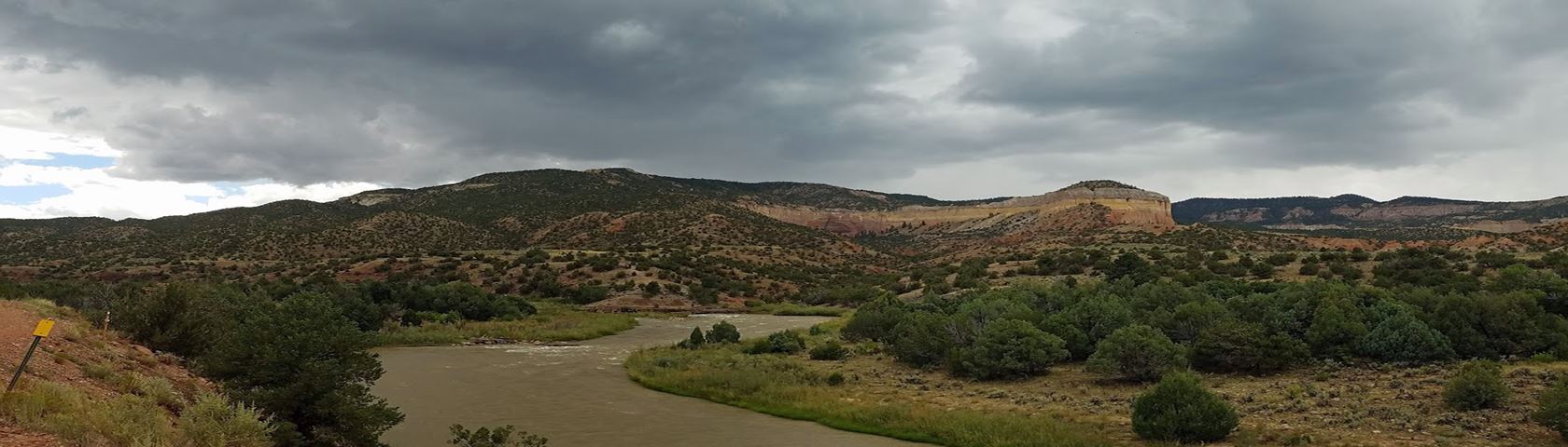 Rain Clouds Over The Chama - Hill - HD Wallpaper 