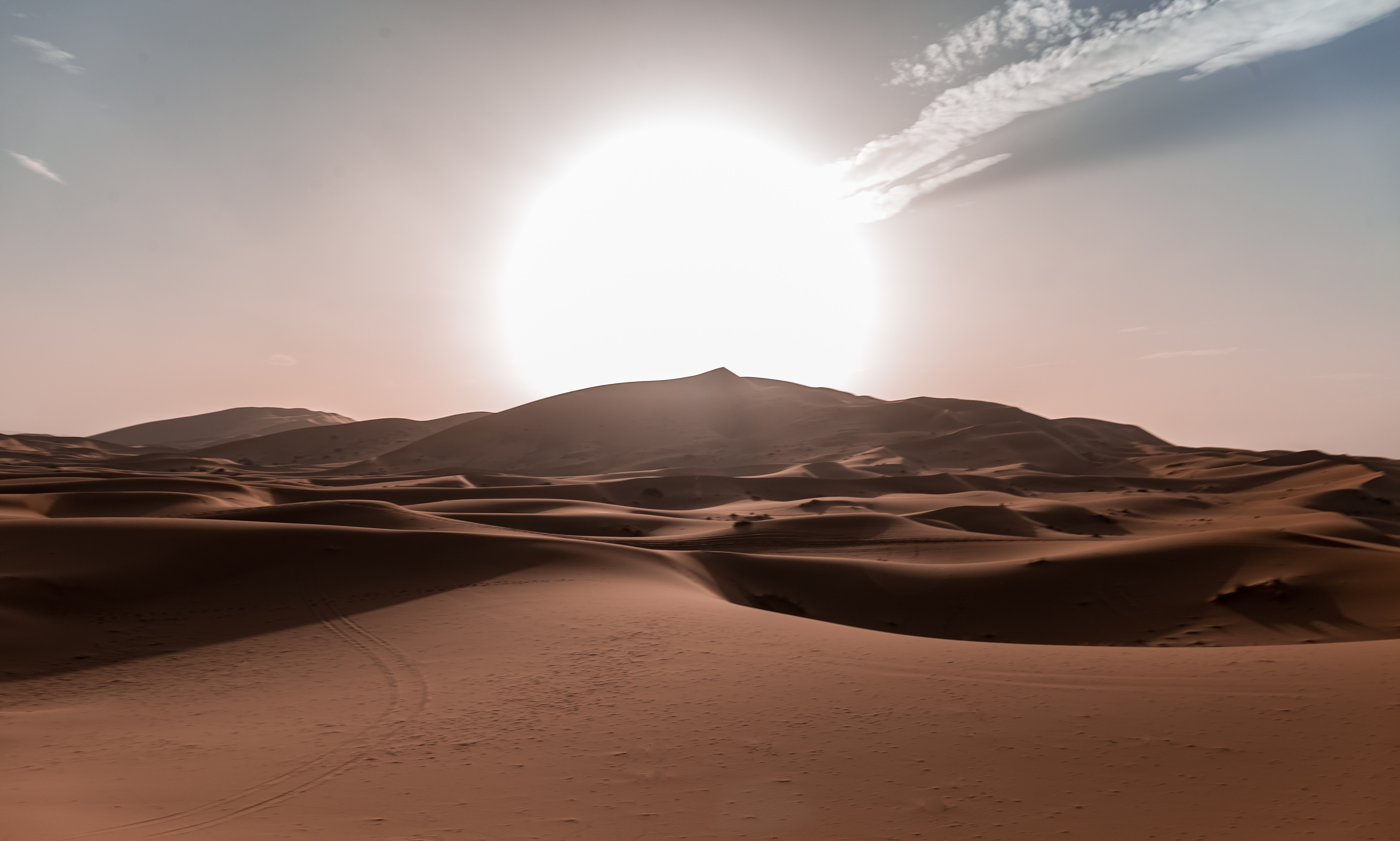 Sahara Morocco Desert Sand Dunes - HD Wallpaper 