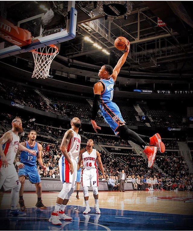 Russell Westbrook Wallpaper Dunk - HD Wallpaper 