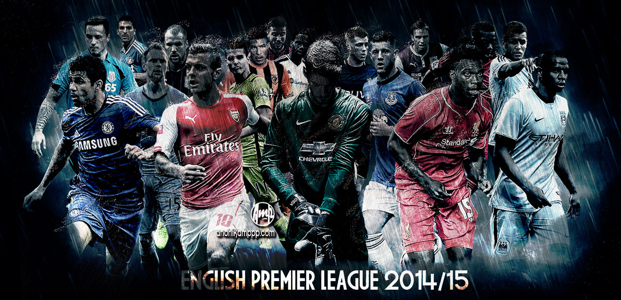 Barclays Premier League 2014-2015 Wallpaper And Poster - Premier League Teams 2017 2018 - HD Wallpaper 