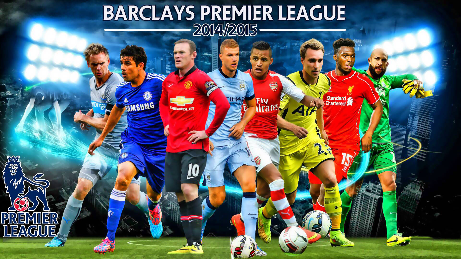 The Barclays Premier League Wallpaper 2014-2015 - HD Wallpaper 