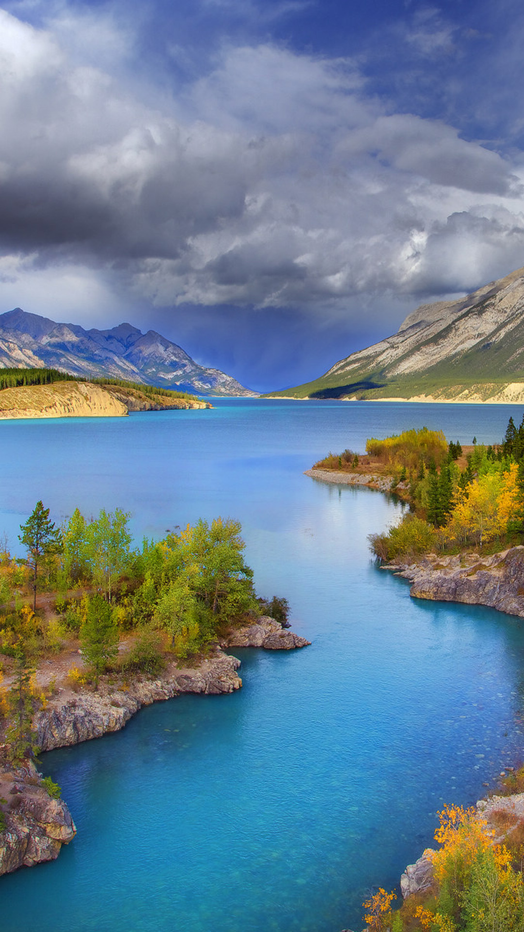 Stunning Banff National Park Android Wallpaper - Горные Леса Северной Америки - HD Wallpaper 