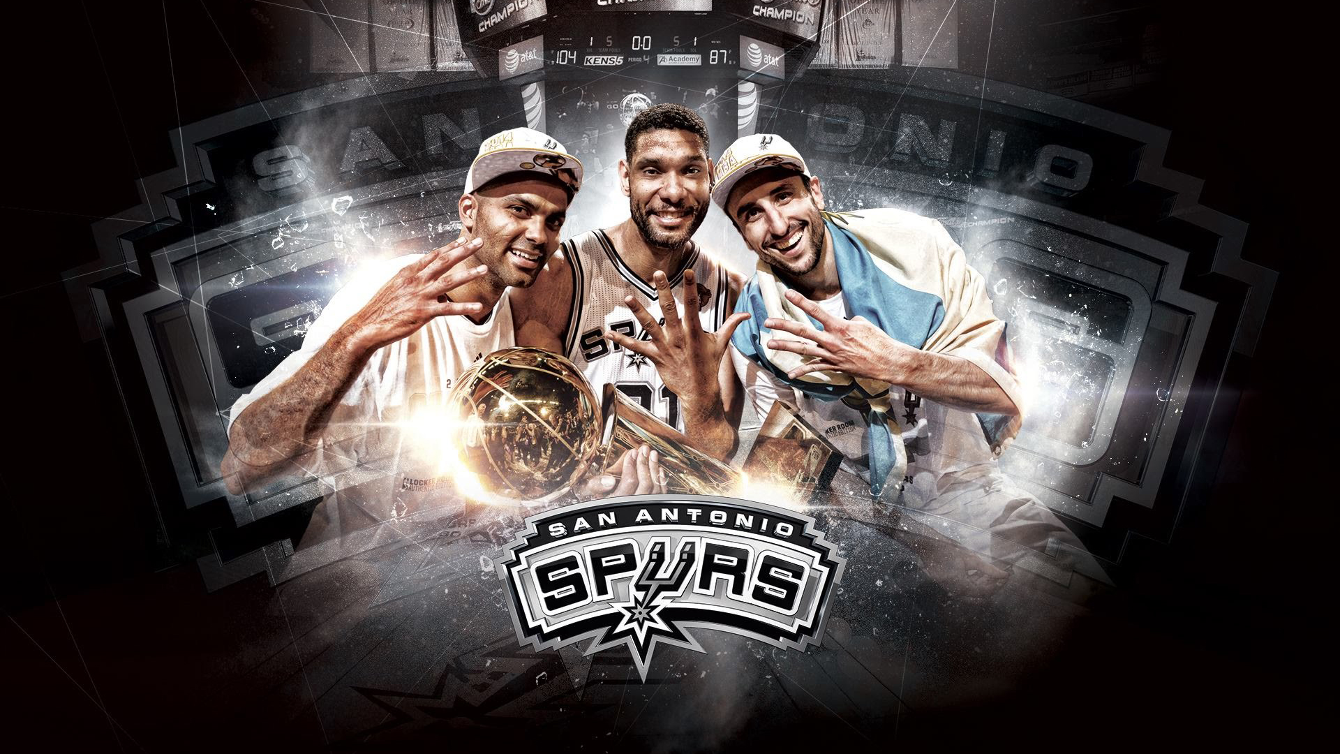 San Antonio Spurs 2017 - HD Wallpaper 